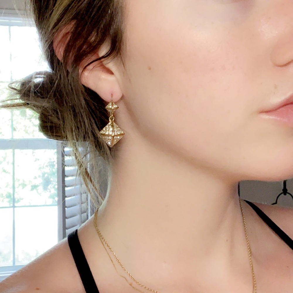 Juicy Couture Gold Studded Earrings
